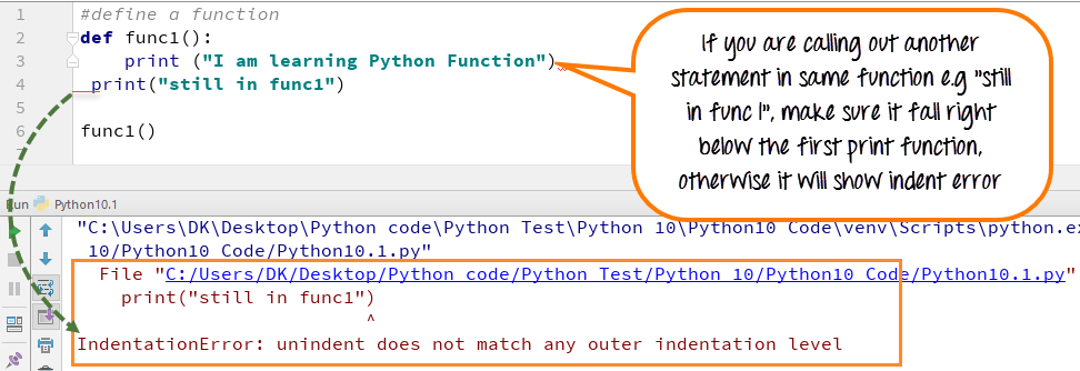 DAY4-step2 Python函数：调用，缩进，参数和返回值