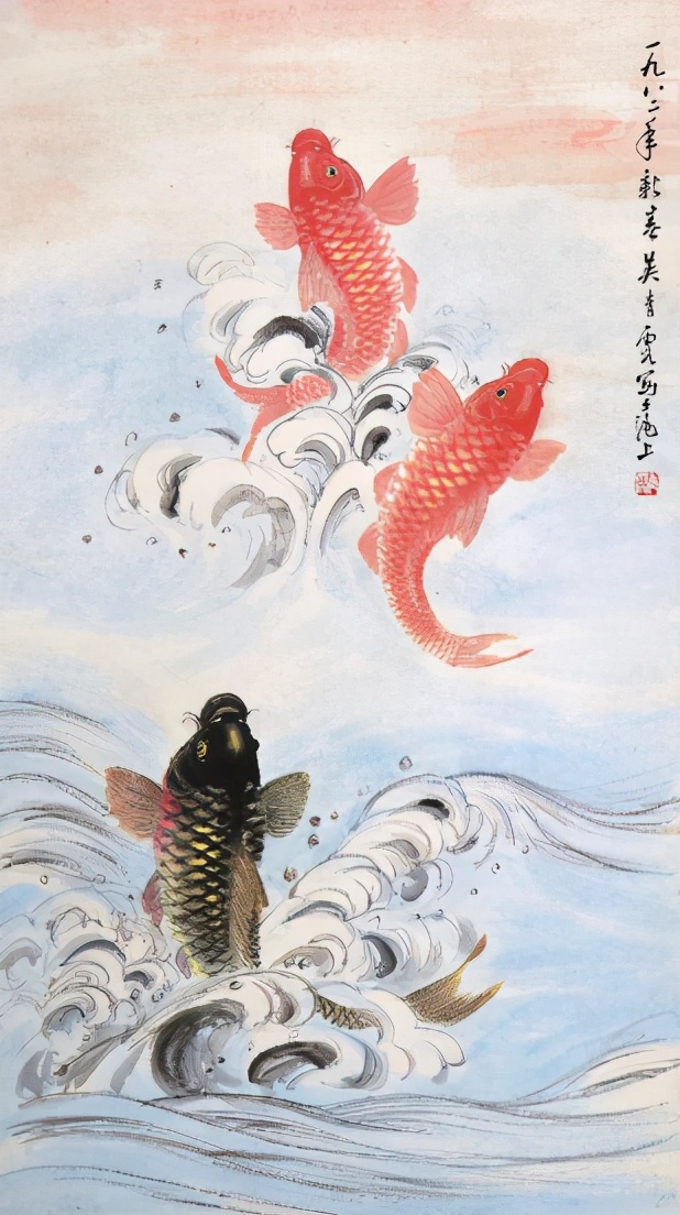 鲤鱼跃龙门，古诗词里的鲤鱼，看鲤鱼化龙-第13张图片-非凡网