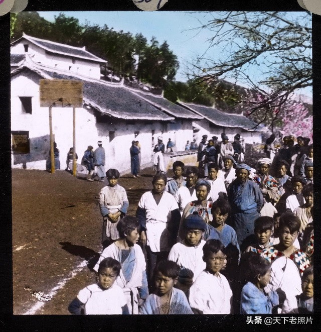1949年贵州石门坎老照片，极具特色的苗乡风情