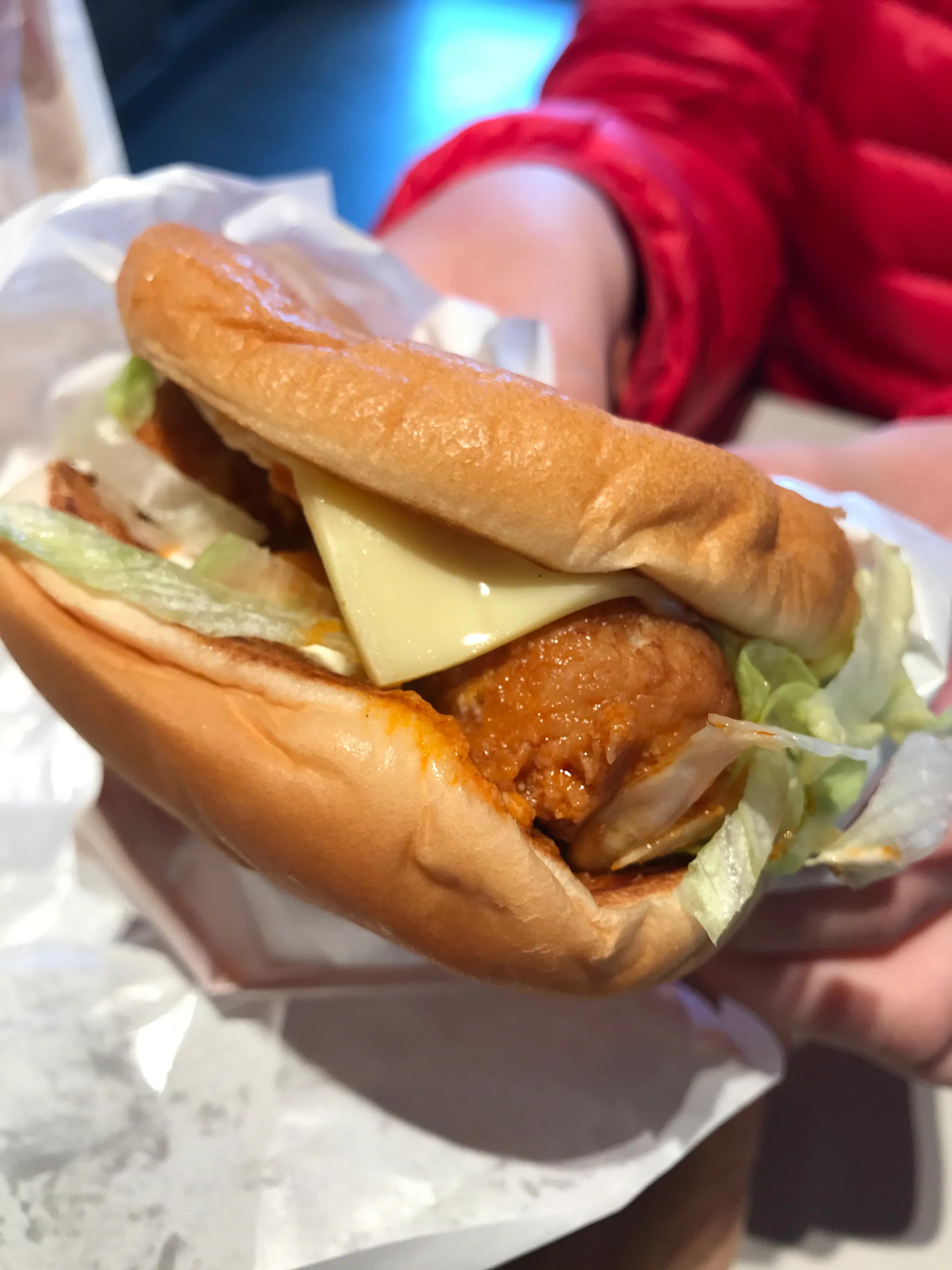 Mcdonald's of have a taste of what is just in season tastes hamburger of big a round mass of food and chocolate group newly