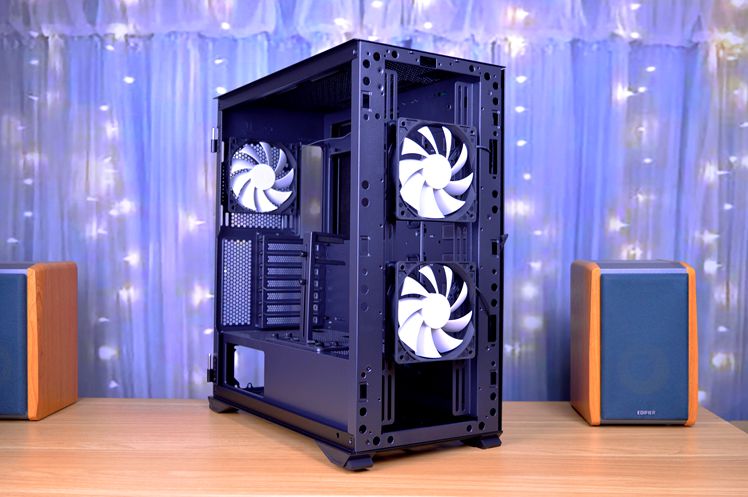侧透机箱是主流？光污染更伤眼，Tt挑战者H8静音机箱体验