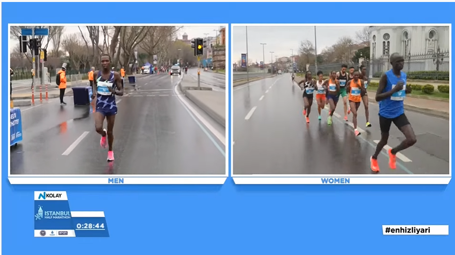 1:04:02, match fast 3 minutes of 02 seconds, woman record of half horse world is broken