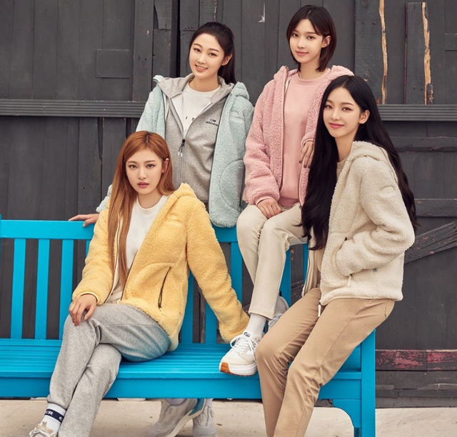 aespa悄悄做大事出道不到一年五个合作clio公开新四人合照