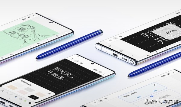 三星Galaxy Note20宣图曝出 曲屏超窄边框设计