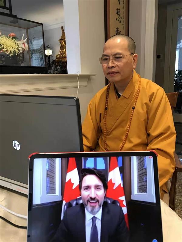 加拿大特鲁多总理与加拿大宗教领袖对话