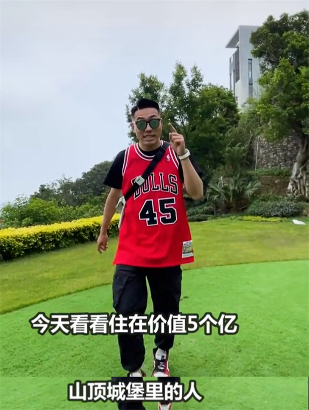 疑姚安娜5亿城堡内景曝光，百万豪车随意停放，出行乘坐直升飞机