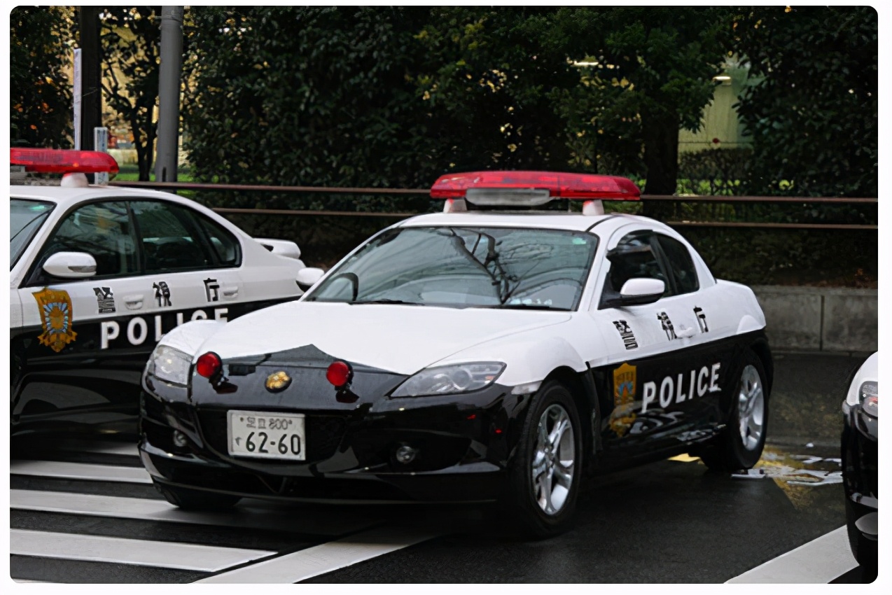 日本警车型号都在这了，丰田本田马自达，全是