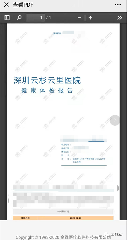 云杉医疗门诊检查报告、体检报告在线查询指南