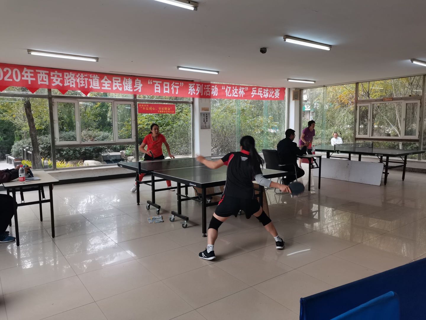 西安路街道 举办全民健身‘百日行’系列活动乒乓球比赛