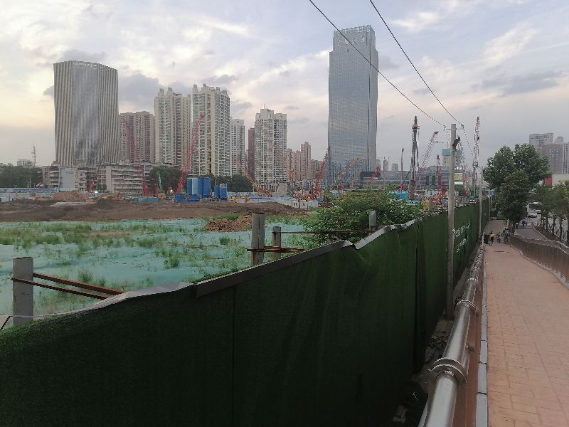 阿里巴巴华中总部正在施工中