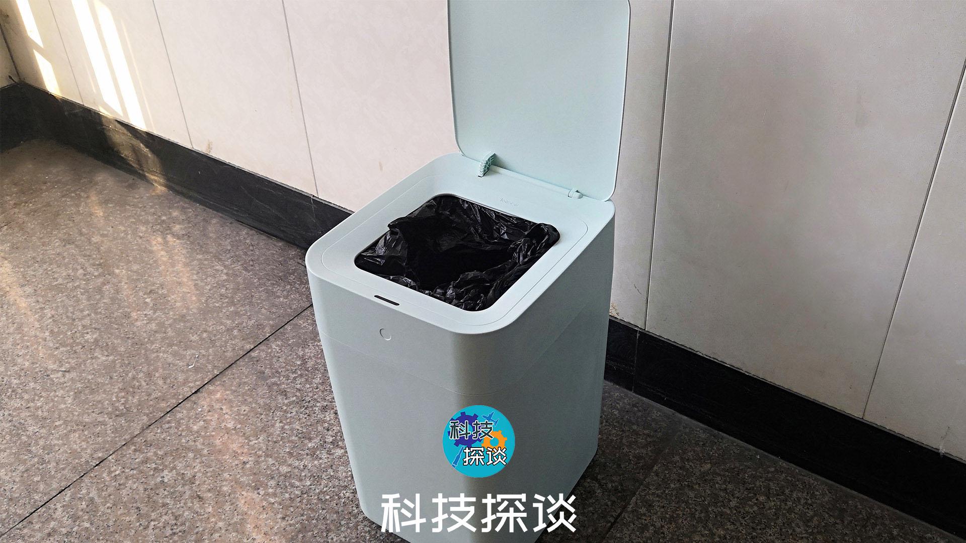 自動打包，優(yōu)雅的套垃圾袋，拓牛T1垃圾桶助力垃圾分類