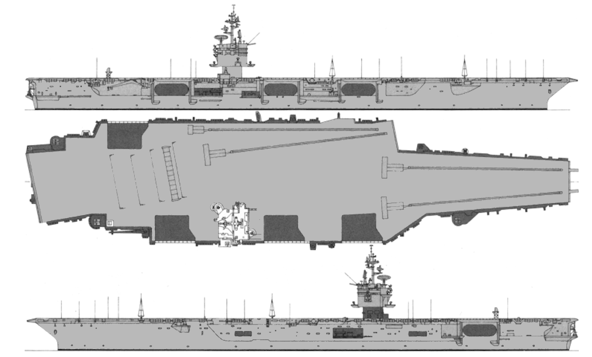 大膽探索的美國海軍中置艦島的核動力航母cvx2a航母計劃