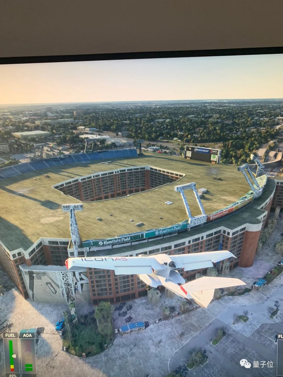 《微软飞行模拟》用AI还原15亿建筑，出现王宫变写字楼bug