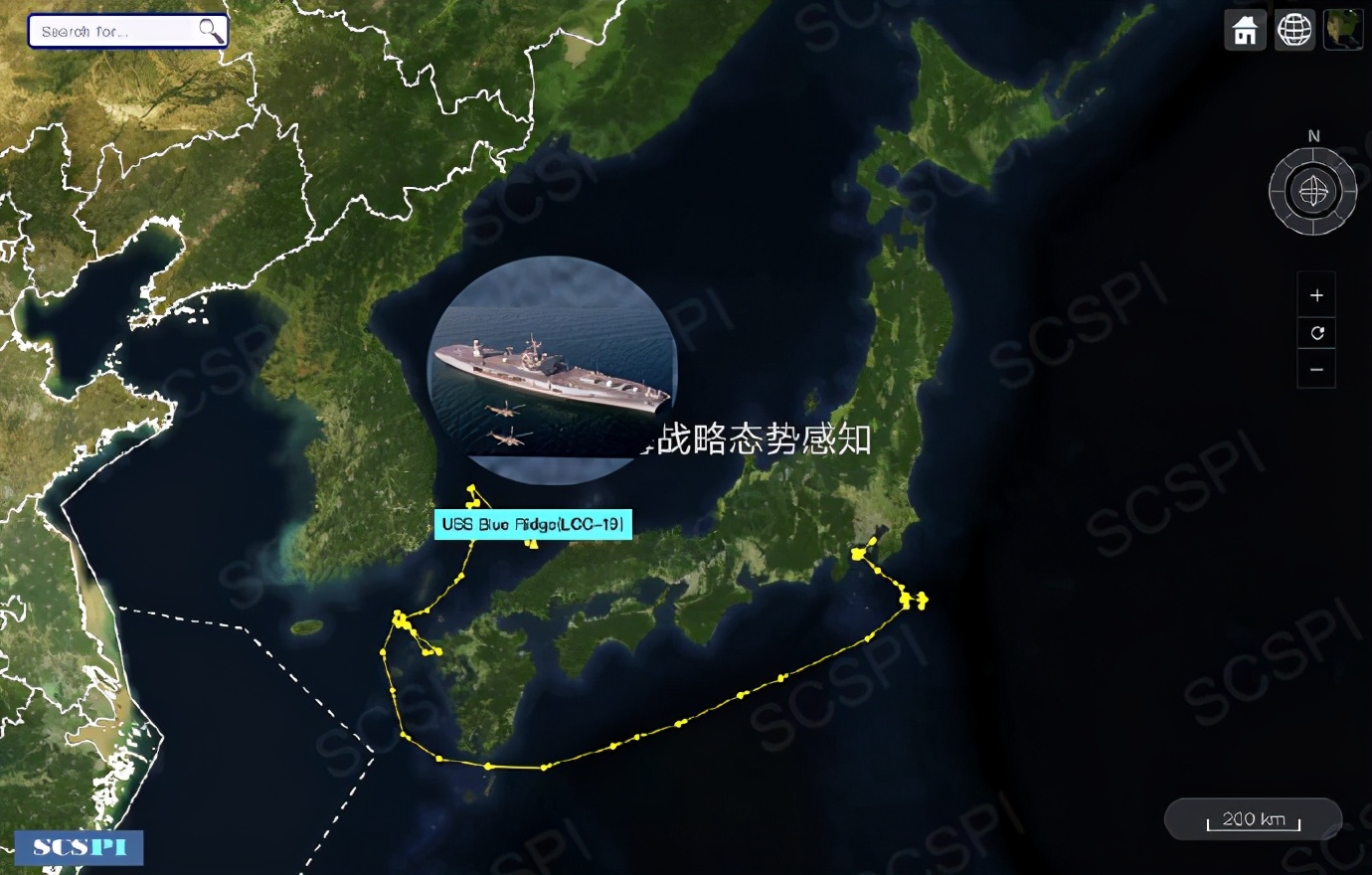 055大驱去日本海“自由航行”，美万吨旗舰出马，堵在峡口想干嘛？