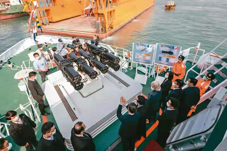 拼當台灣�第二海軍�？ �海巡署�造艦裝火箭彈惹爭議