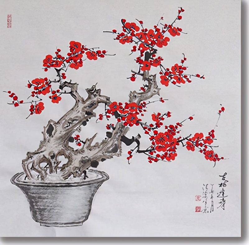 学识润笔墨 梅品颂人生——画梅名家高清涛