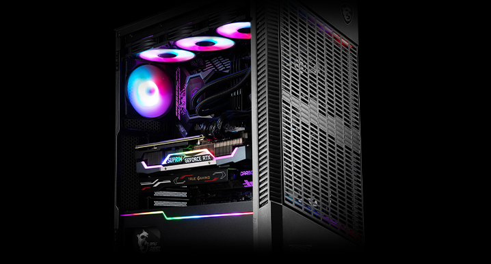 360水冷随便装 微星推出VELOX 100刀锋系列电竞机箱