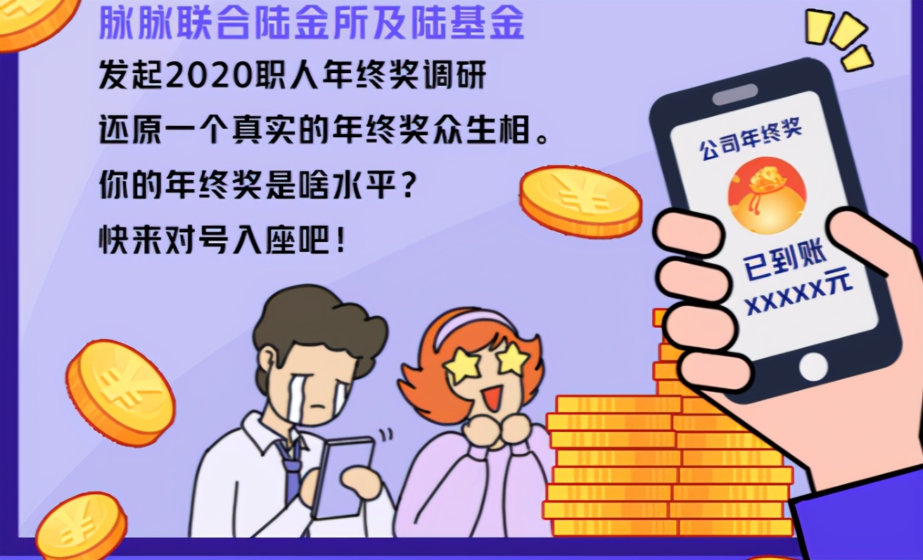 陆金所联合脉脉发年终奖调研：超四成打工人选择拿年终奖投资