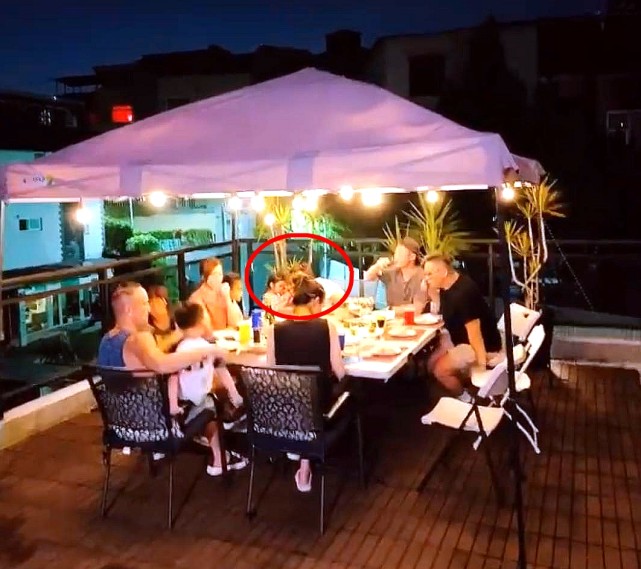 霍建华心如带女儿聚会，陈建州在现场拍余文乐意外曝光小海豚正面