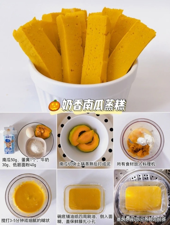 6款适合8个月以上宝宝的彩色蒸糕｜附蒸糕失败经验总结