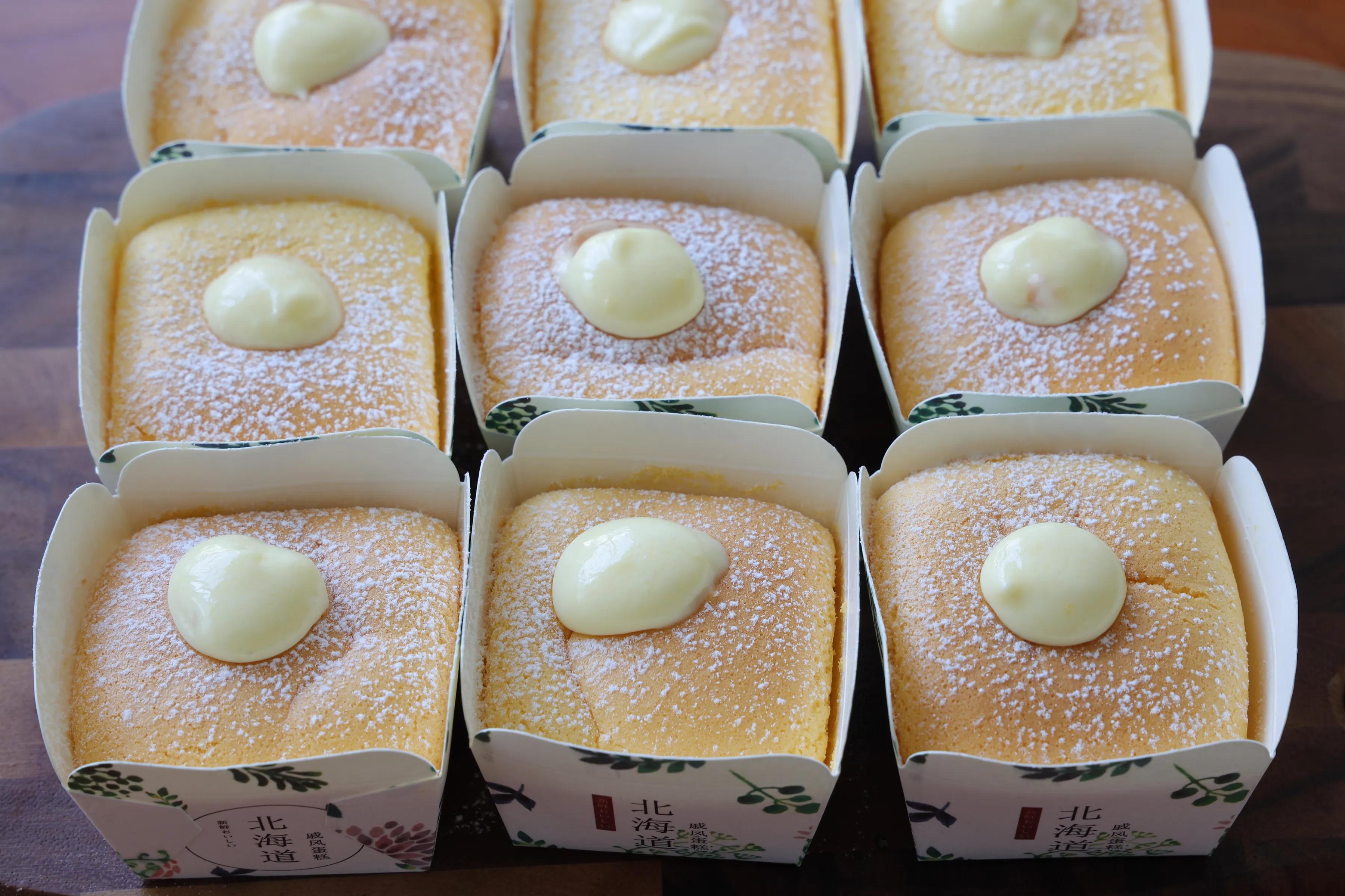 成本2块钱的北海道戚风蛋糕，教你在家做，松软爆浆，热天吃超赞