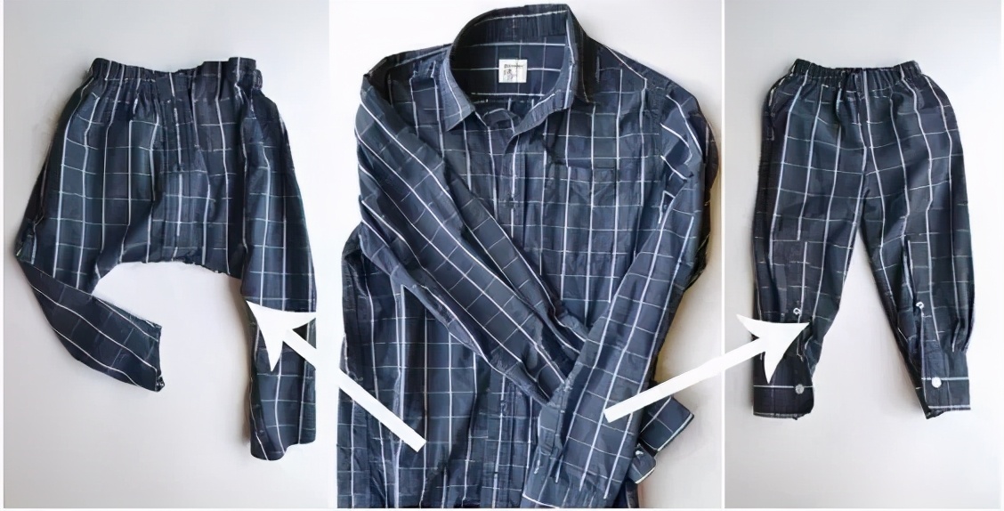 1件衬衫这样剪，竟做出四五件衣服，DIY手工旧衣改造附教程