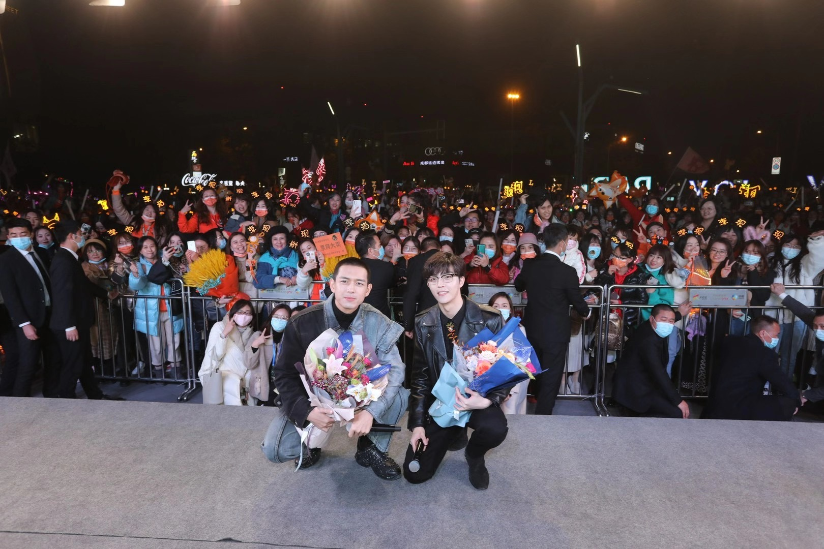 《赤狐书生》成都路演 李现陈立农兄弟情有笑有泪