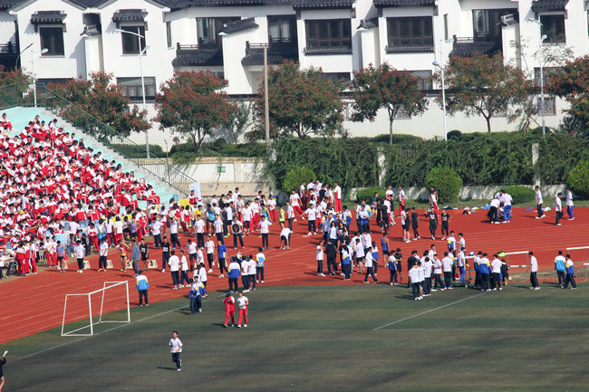 宁阳县复圣中学举行运动会