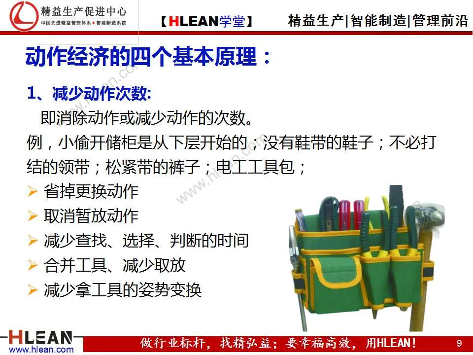 「精益学堂」动作改善着眼点