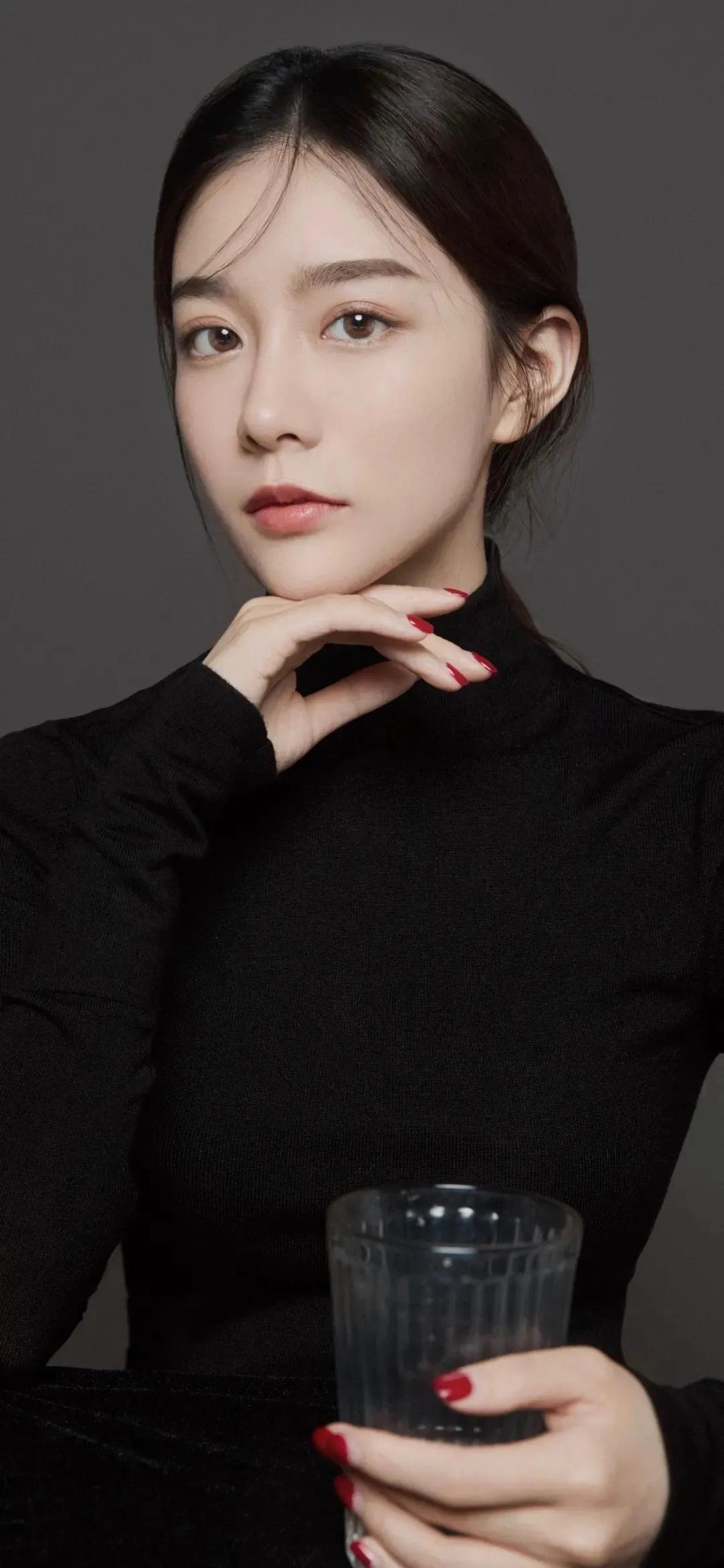 渣男壁纸  美女水墨生花，刹那芳华