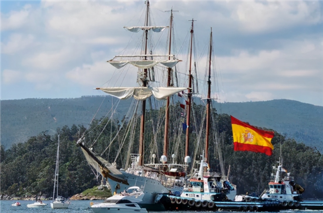 西班牙真高明，派一艘帆船與美日軍演，既完成了任務又不得罪中方