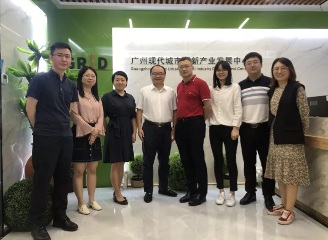 市工信局产业园区处莅临产发中心白云基地指导，共商研究谋划工作
