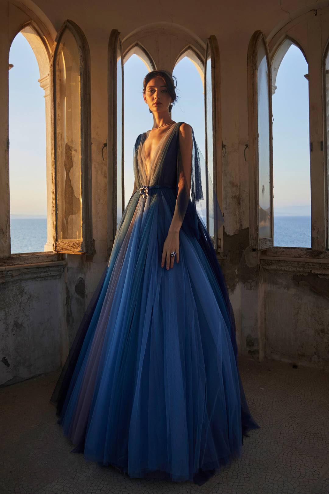 Luisa Beccaria Couture Fall 2021 带有梦幻感的纱裙唯美浪漫