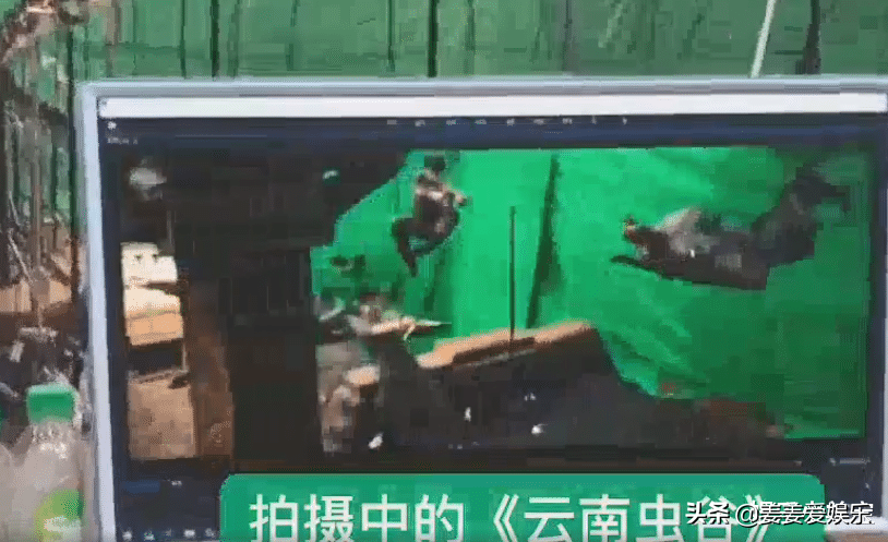 潘粤明工作室曝《云南虫谷》花絮！演员吊威亚枪战，还是定格画面