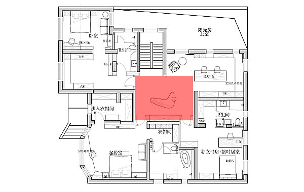 在家中塞进一个艺术画廊 这个别墅一进门就让你惊艳不已