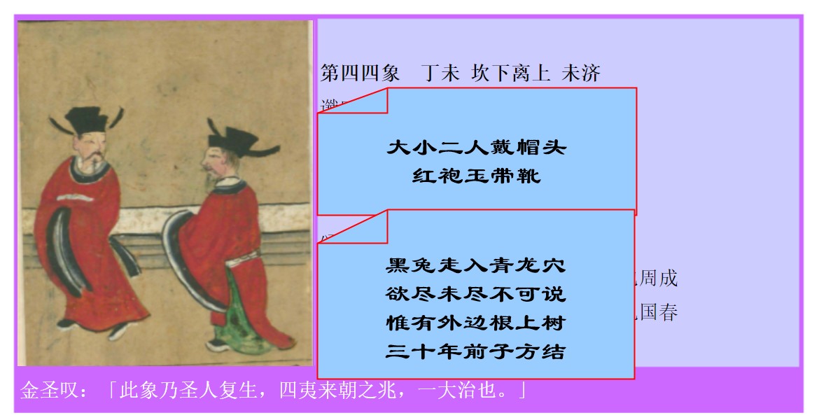 古代文学作品推背图第41-50图文