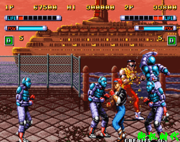 街機(jī)游戲特效滿分的必殺技，果然布料越少威力越大