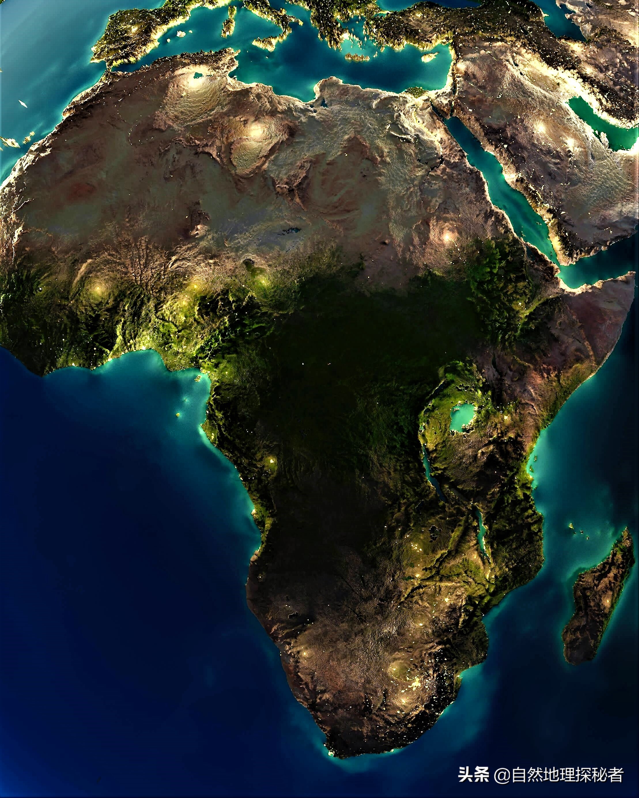 被称为“高原大陆"的阿非利加洲，地理环境是这样的