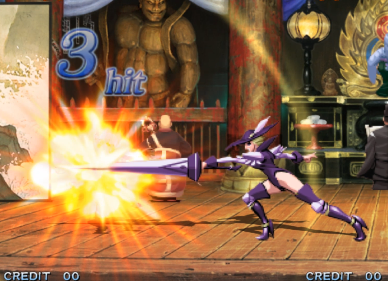 街机《豪血寺一族》让人亢奋的变身，烈火奶奶瞬间变成高贵女骑士