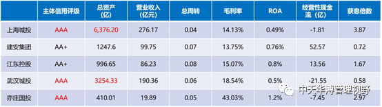 平台公司主体信用评级关键性因素分析