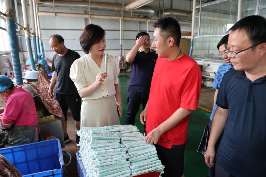 卧龙区委常委、区纪委书记、区监委主任李筱珂深入企业开展“万人助万企”活动