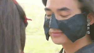 饒了觀眾吧，同是楊過摘面具，除了古天樂其他人都在耍帥