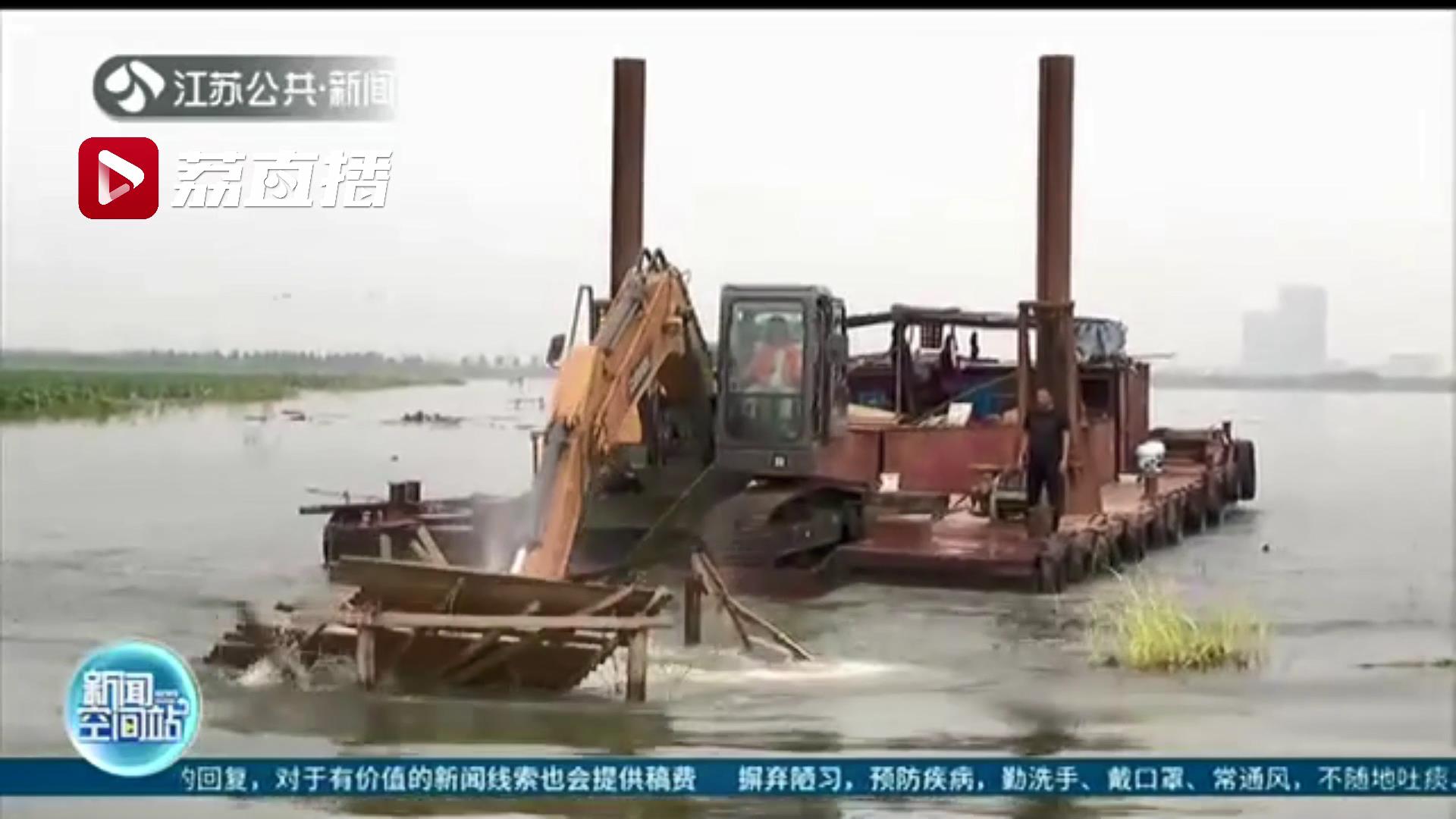 河湖整治动真格！苏州拆除东太湖近40处违建亲水平台