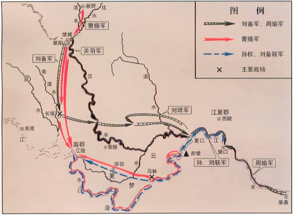 赤壁之战双方各有多少军队，明明占据绝对优势，为何曹操会大败