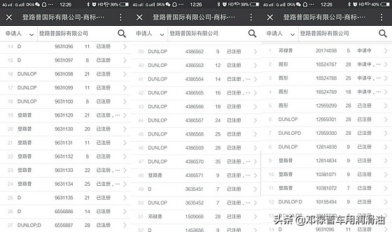 邓禄普润滑油商标争夺战