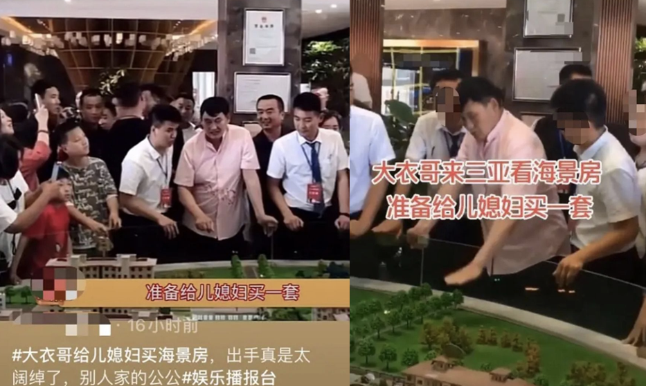 把儿媳陈亚男成功带出圈，又花300万海南买房，