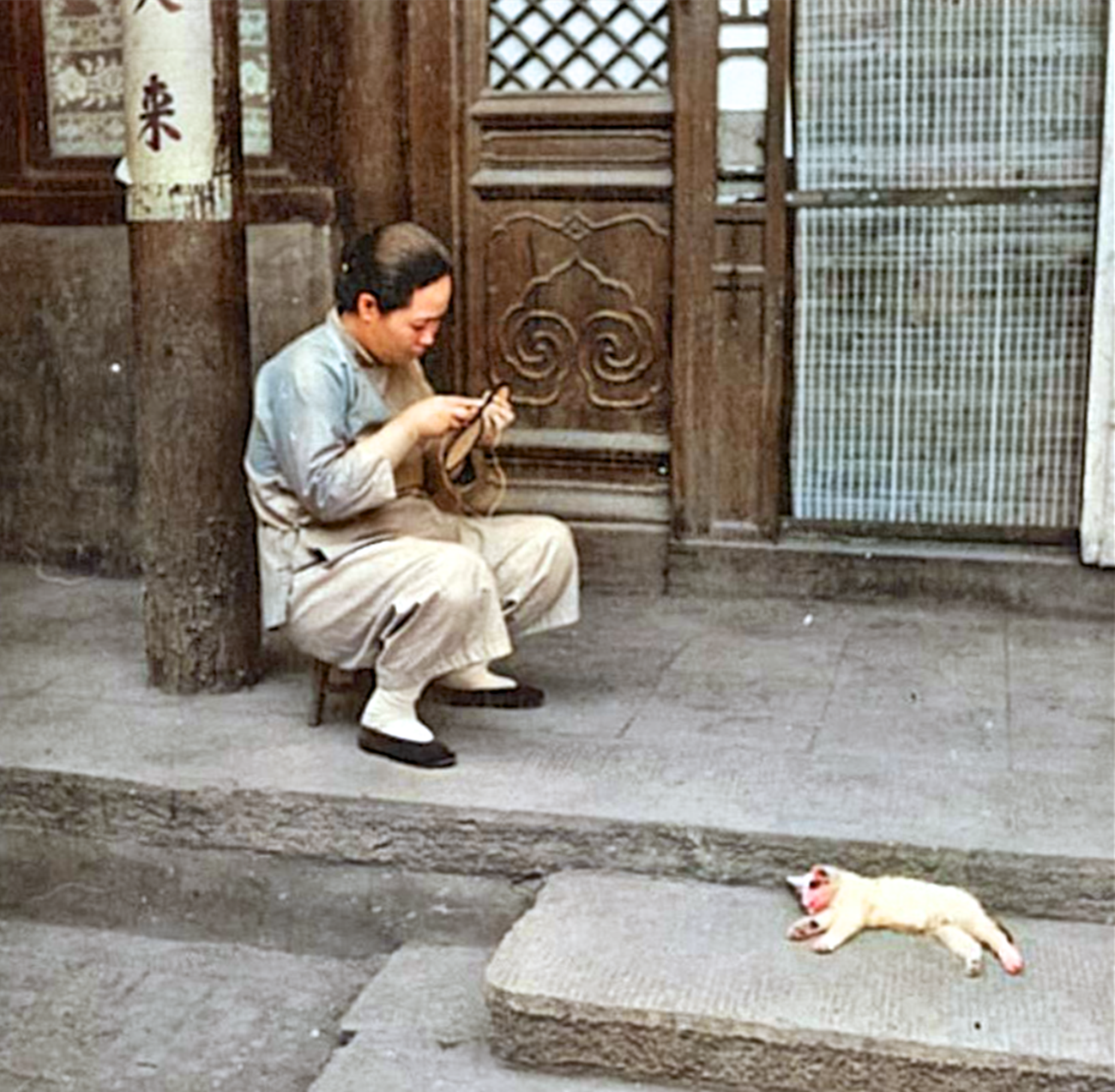 老照片：1939年的北京，冬天裏吃頓東來順的涮羊肉幸福感滿滿