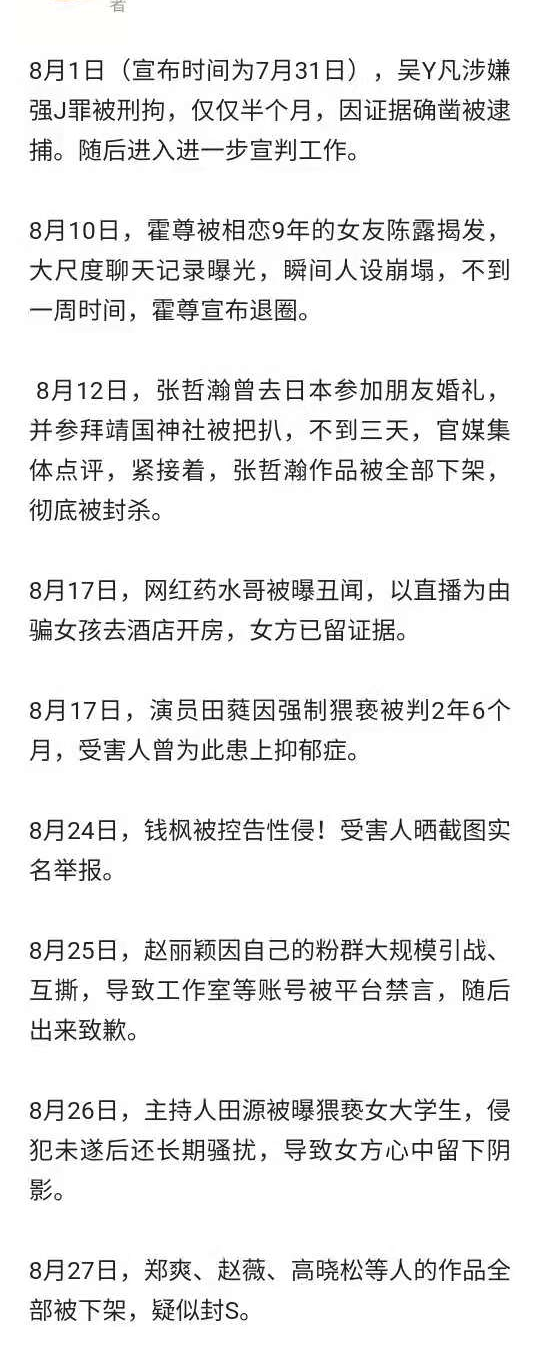 中国娱乐圈，这次真的要变天了
