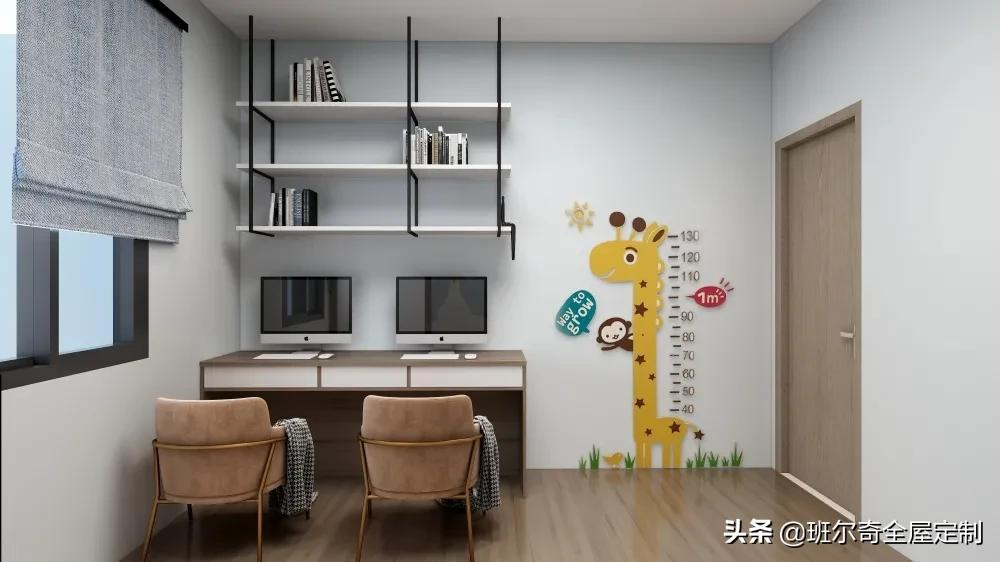 班尔奇设计 | 125㎡三胎之家，这样设计太完美了