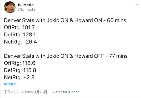 魔獸作用多大？淨效率提升32.3，防約基奇金塊淨輸26.4分